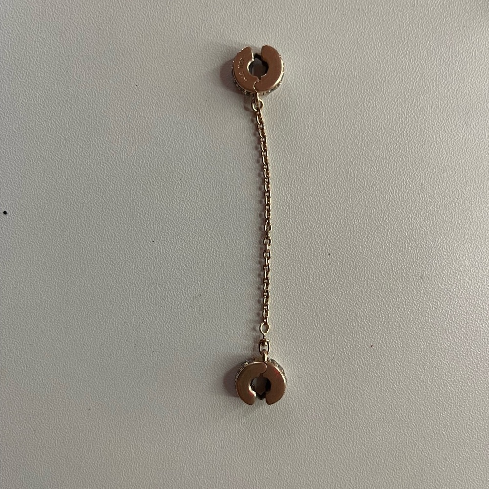 Pandora rose gold safety chain